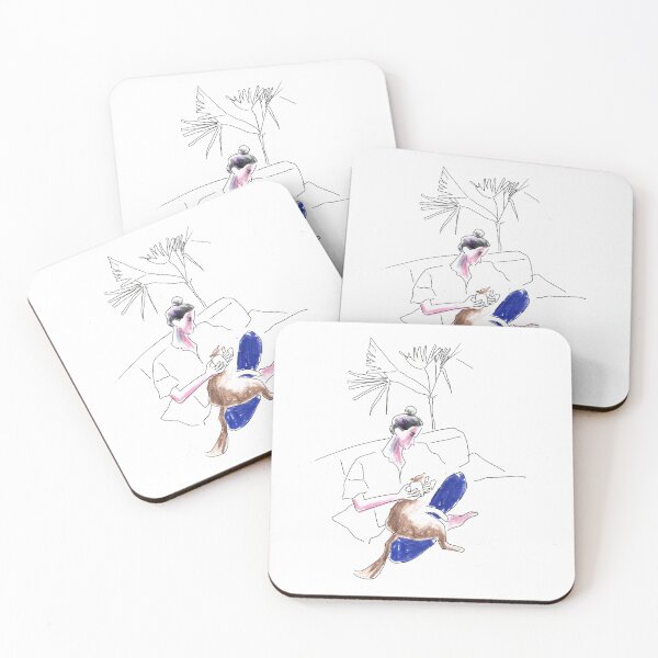 Item preview, Woman and dog designed and sold by minigold.