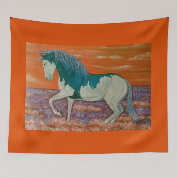 Item preview, Colorful horse passage portrait designed and sold by horseaddicted.