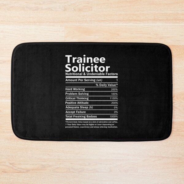 Item preview, Trainee Solicitor T Shirt - Nutritional And Undeniable Factors Gift Item Tee designed and sold by ccombercor.