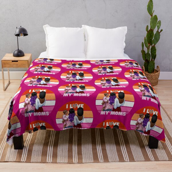 Item preview, I Love My Two Moms , Gay Pride Gift For Interracial Couples designed and sold by AwakenedSoul.