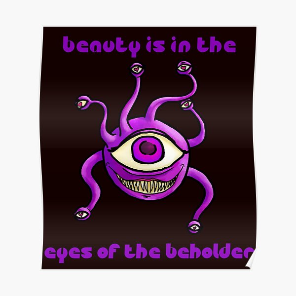 Beauty is in the Eyes Poster