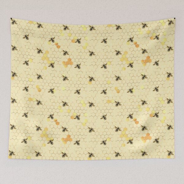 Item preview, Seamless Sunflower Bees Patterns V9 designed and sold by KleinDuBois.