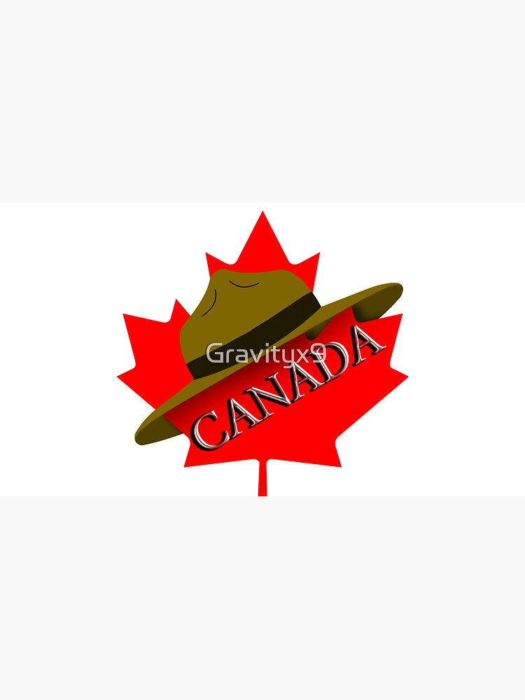 Canada Mountie Hat Sticker for Sale by Gravityx9