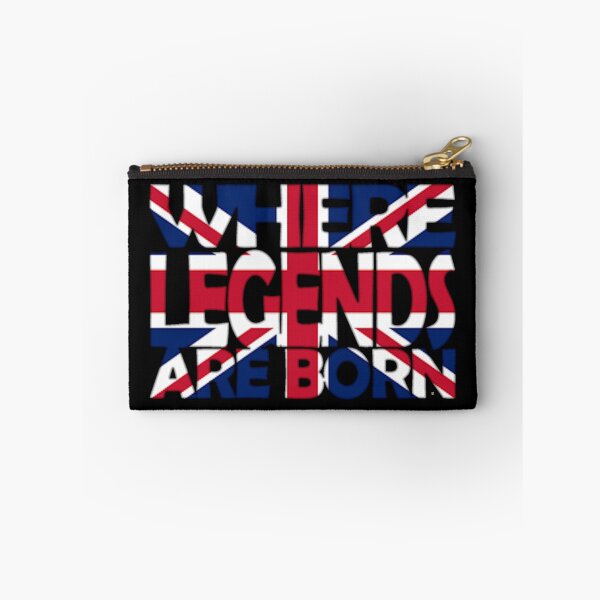 Item preview, United Kingdom Flag - Where Legends Are Born - Soca Mode designed and sold by Soca-Mode.