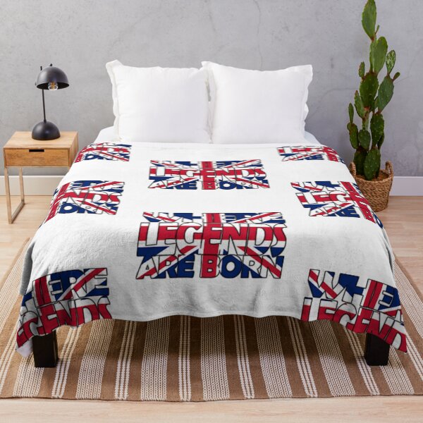Item preview, United Kingdom Flag - Where Legends Are Born - Soca Mode designed and sold by Soca-Mode.