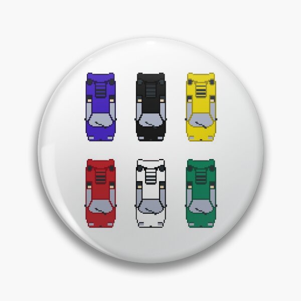 Item preview, 8-Bit Pixel Art Cars 6 Pack Countach designed and sold by rachxt.