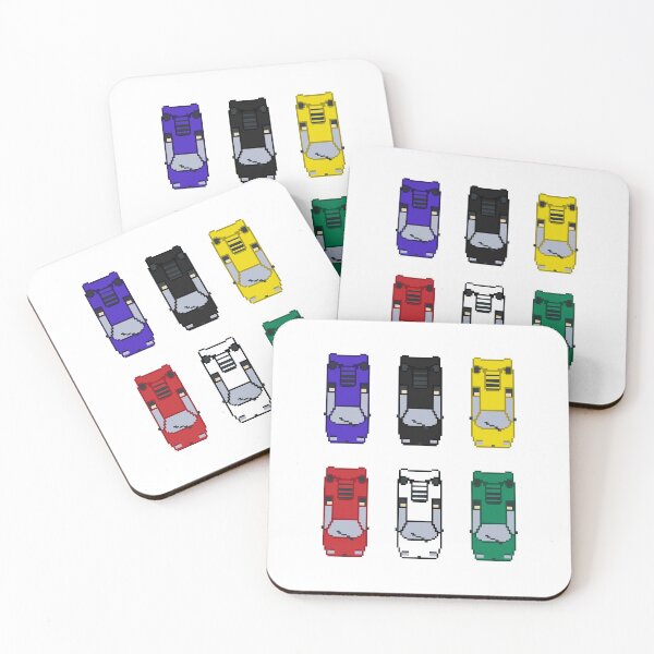 Item preview, 8-Bit Pixel Art Cars 6 Pack Countach designed and sold by rachxt.