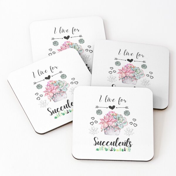 Item preview, I live for Succulents designed and sold by Bossmommy84.