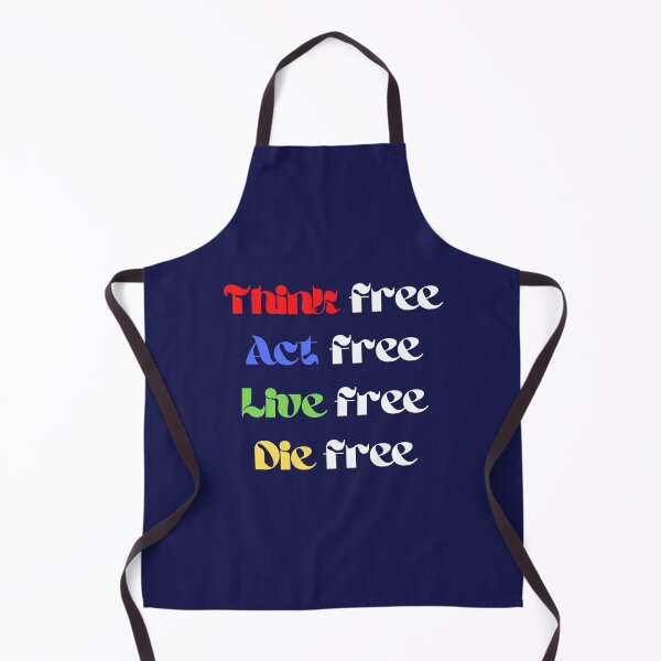 Item preview, think free act free designed and sold by FreedomAlways.