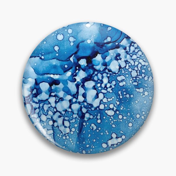 Item preview, “Blue Lagoon Alcohol Ink Abstract” designed and sold by Creatively Colette’s .