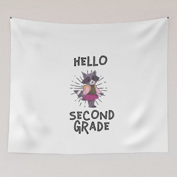 Item preview, HELLO SECOND GRADE designed and sold by RetroPlaceee.