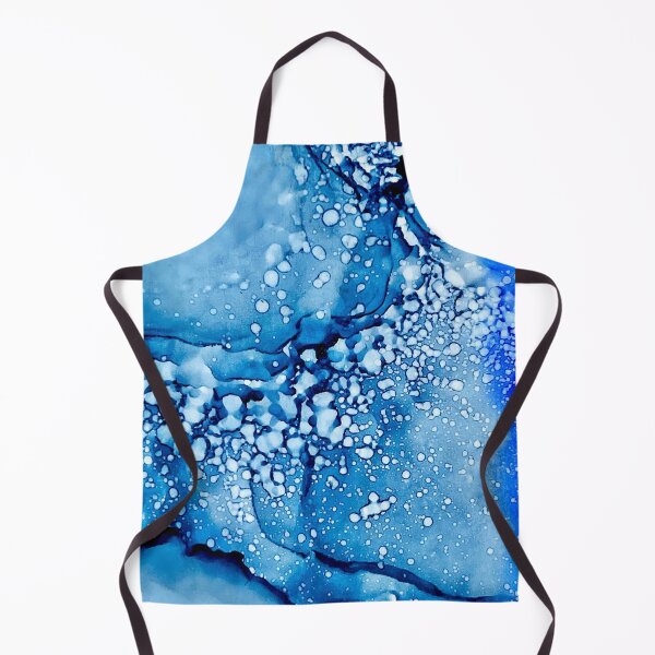 Item preview, “Blue Lagoon Alcohol Ink Abstract” designed and sold by Creatively Colette’s .