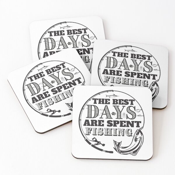 Item preview, The Best Days Are Spent Fishing designed and sold by WordArtDesign.
