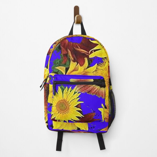 Item preview, ASSORTED YELLOW SUNFLOWER ABSTRACT GARDEN  BLUE ART designed and sold by sharlesart.