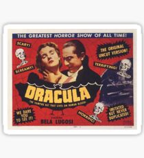 Dracula 1931 Movie Poster Sticker