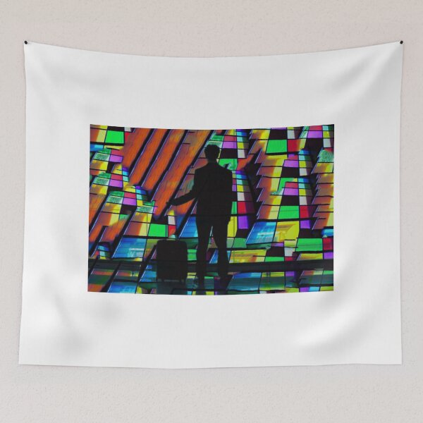 Item preview, Businessman at airport infront of Multimedia screen designed and sold by Bruno Beach.