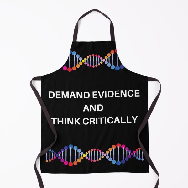 Item preview, black, white, Black and White, demand evidence, critical thinking, DNA, think, evidence, demand,  designed and sold by The Healing Key  - Art • Spirit • Transformation • .