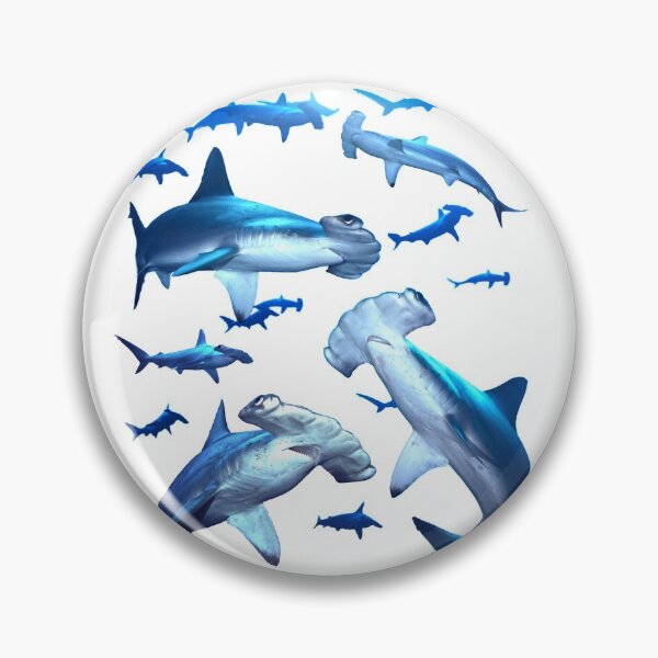Item preview, Schooling Hammerhead Sharks designed and sold by Crotaluszonata.