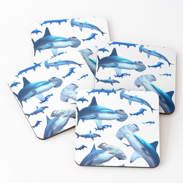 Item preview, Schooling Hammerhead Sharks designed and sold by Crotaluszonata.