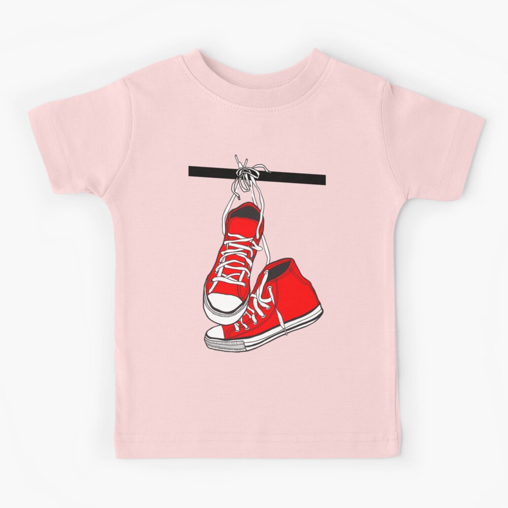 Converse t hot sale shirt kids pink