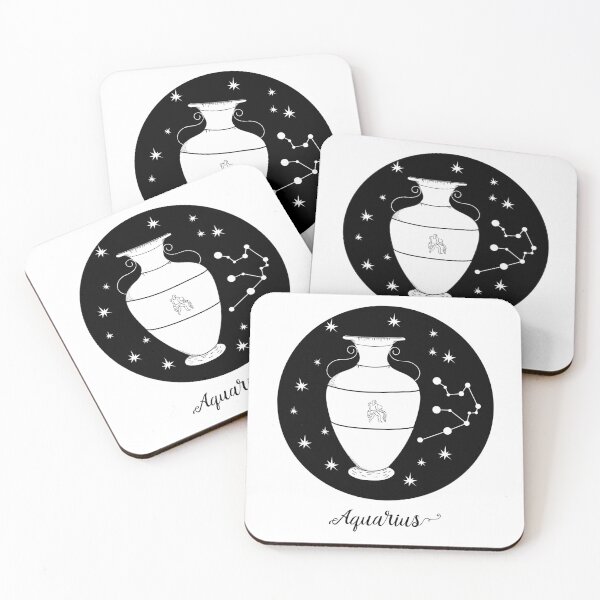 Item preview, Dreamy Aquarius The Water Bearer Constellation Zodiac Aesthetic designed and sold by LadyZodiac.
