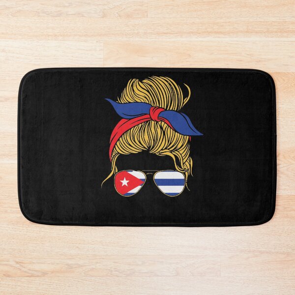 Item preview, Messy Hair Woman Bun Cuba Flag Cuban designed and sold by GraphicDesign15.