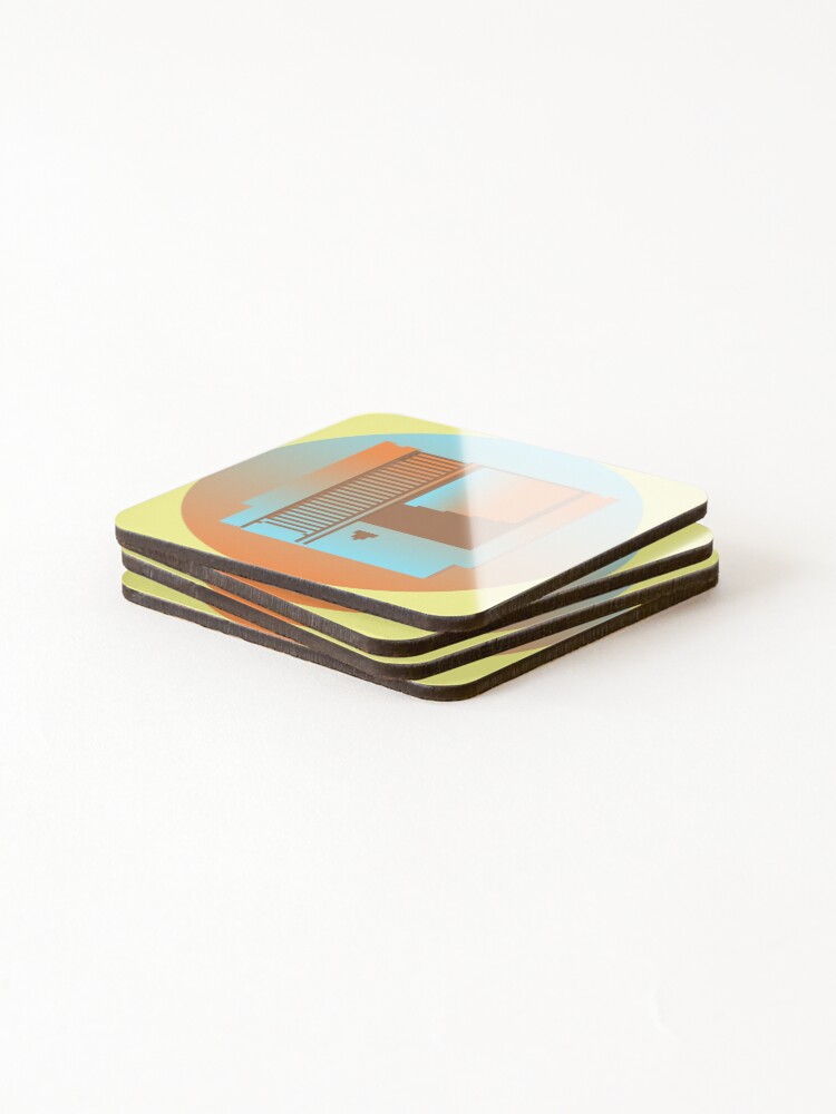 Thumbnail 4 of 5, Coasters (Set of 4), Game Cartridge Sticker designed and sold by RynPop.
