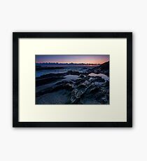On the rocks Framed Print