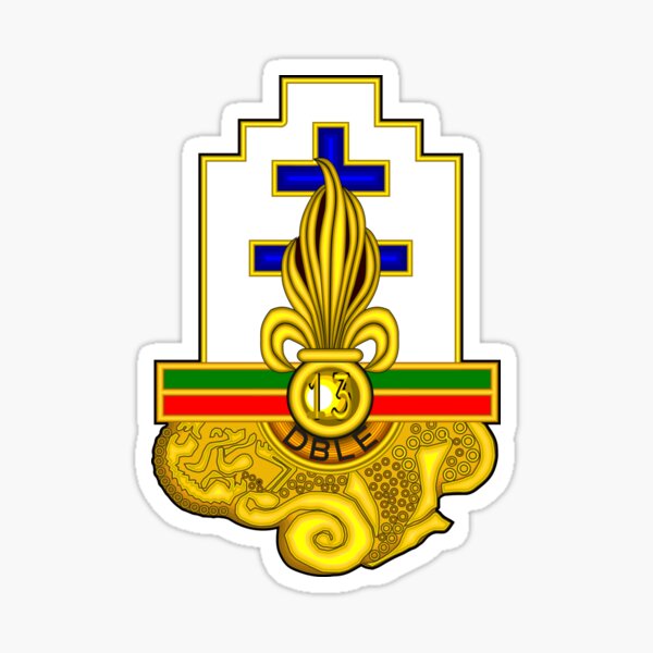 13. Demi-Brigade der französischen Fremdenlegion - 13. Demi-Brigade de Légion Étrangère Sticker