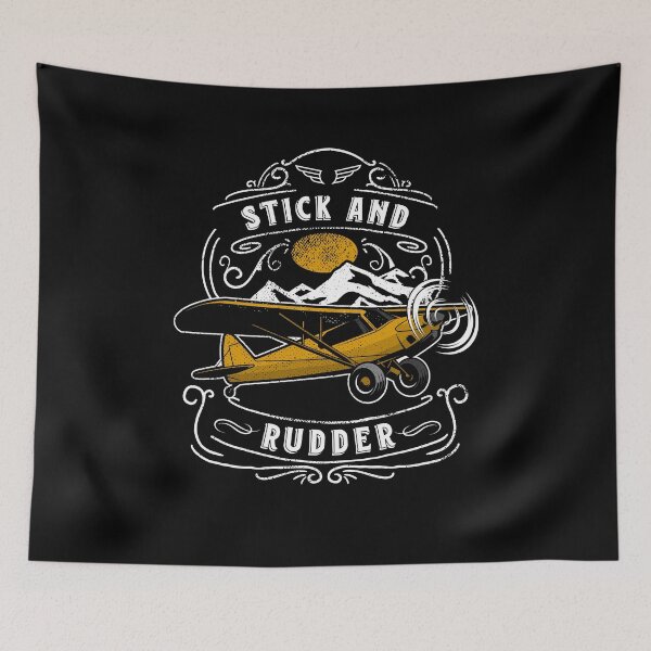 Item preview, Stick and Rudder STOL Bush Pilot designed and sold by Uppercase Tees.