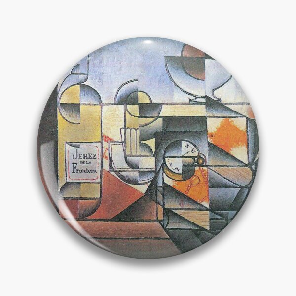 Item preview, 'Clock and Bottle' by Juan Gris (Reprint) designed and sold by Classic Visions Gallery.