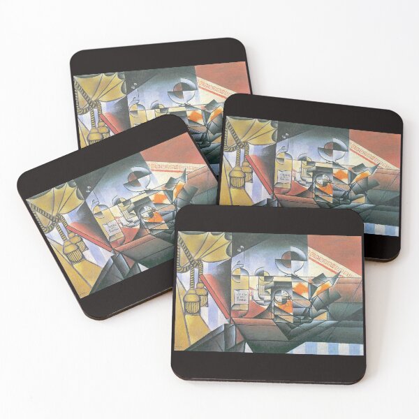 Item preview, 'Clock and Bottle' by Juan Gris (Reprint) designed and sold by Classic Visions Gallery.
