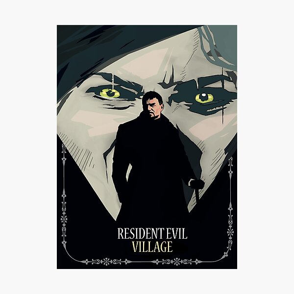 Resident Evil Village Minimalist Video Game Photographic Print