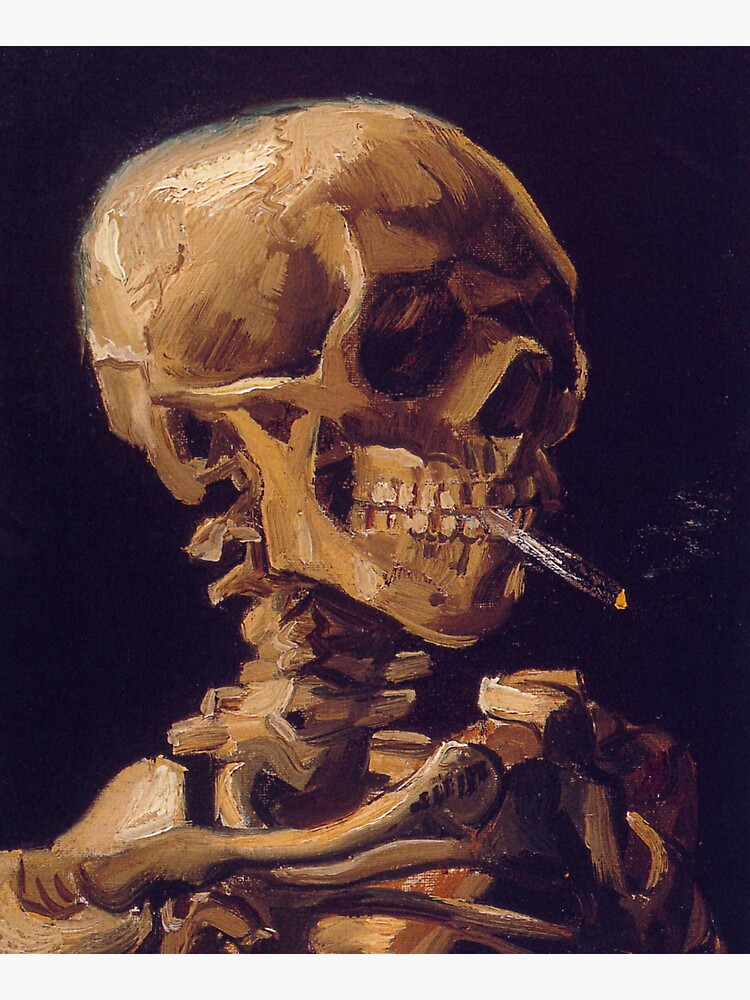 Vincent Van Gogh's 'Skull with a Burning Cigarette' 