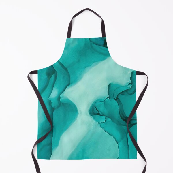 Item preview, “Aqua Cavern” Alcohol Ink Abstract designed and sold by Creatively Colette’s .