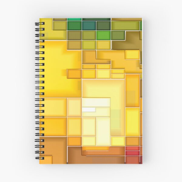 Item preview, Arte moderno minimalista de Mondrian - Gradiente de cuadrícula verde amarillo designed and sold by learning4youth.