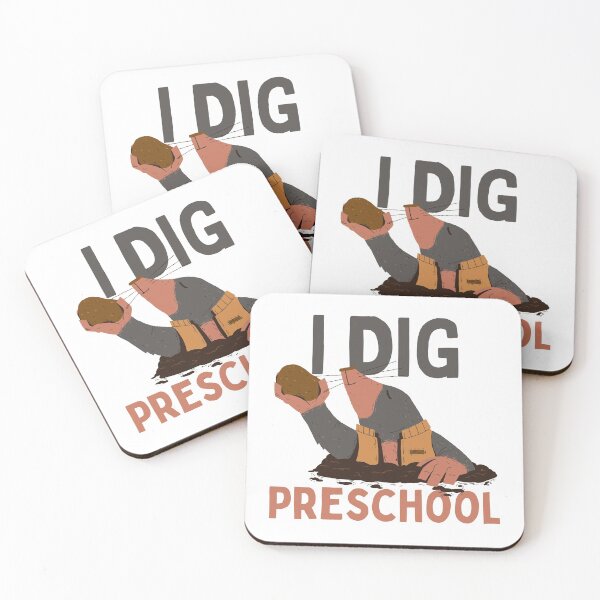 Item preview, I Dig Preschool designed and sold by SweetAndSpice.