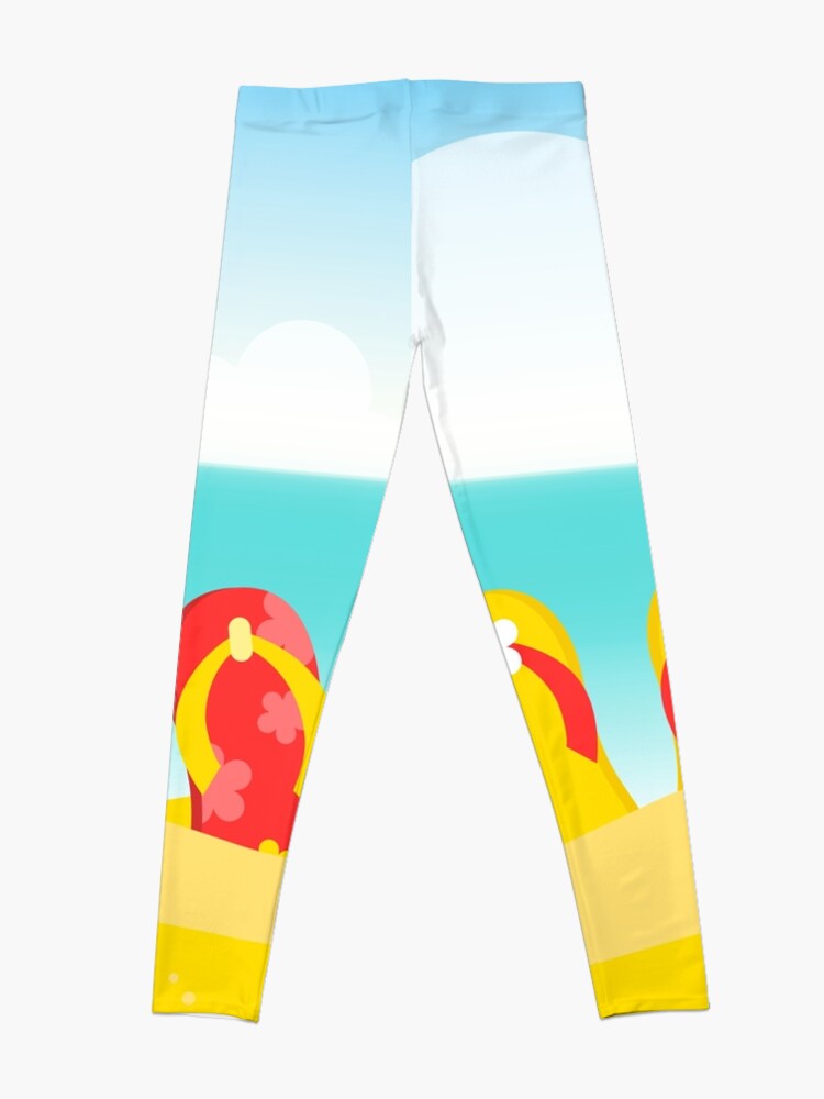 Discover Hot Beaches With Cats Leggings