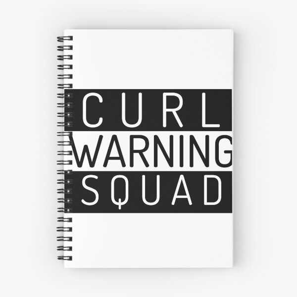 Item preview, Curl Squad - Warning Logo designed and sold by FavoriteSaint.