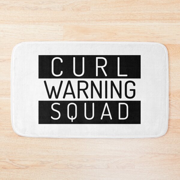 Item preview, Curl Squad - Warning Logo designed and sold by FavoriteSaint.