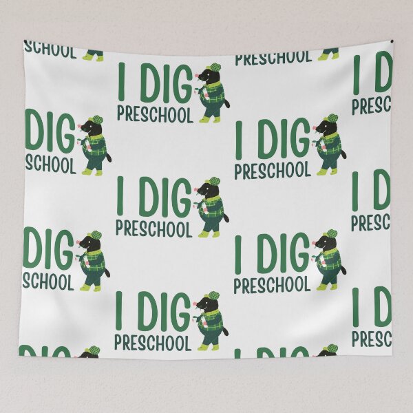 Item preview, I Dig Preschool designed and sold by SweetAndSpice.