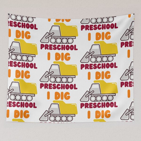 Item preview, I Dig Preschool designed and sold by SweetAndSpice.