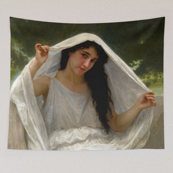 Item preview, Le Voile / The Veil by Bouguereau designed and sold by academic-art.