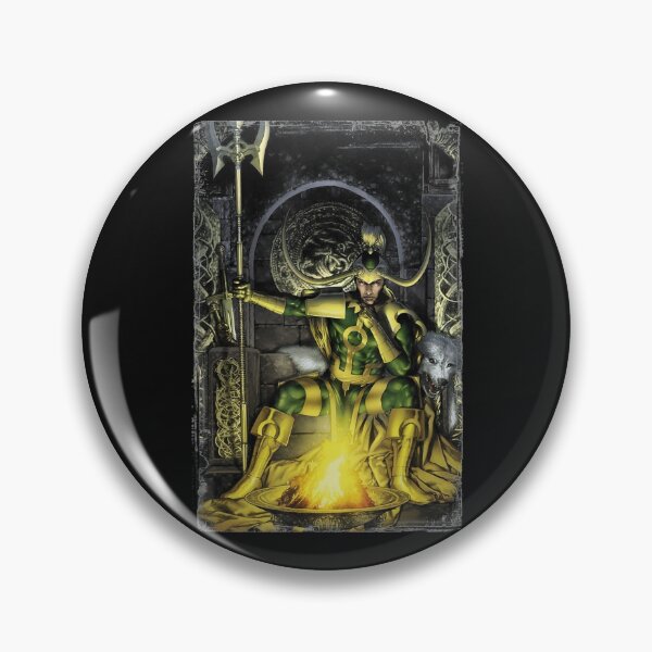 Item preview, Fenris Loki On His hrone Bonfire  designed and sold by JoseDuarte.