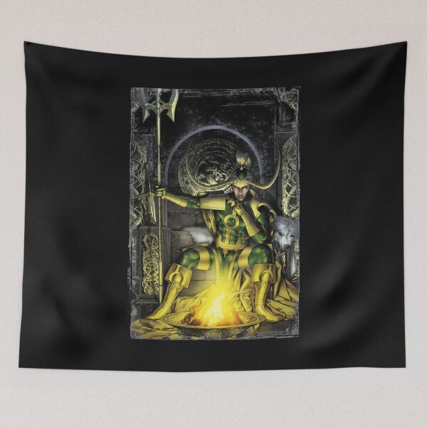 Item preview, Fenris Loki On His hrone Bonfire  designed and sold by JoseDuarte.