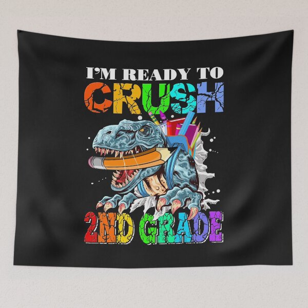 Item preview, I'm Ready to Crush Dinosaur - 2nd Grade designed and sold by SpecialGift79.