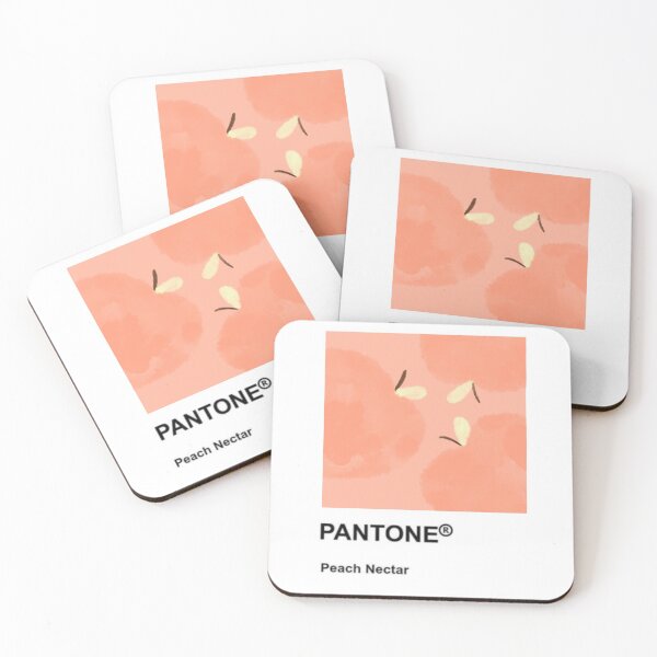Artikelvorschau, Pfirsichnektar Pantone entworfen und verkauft von MarbleStickerco.