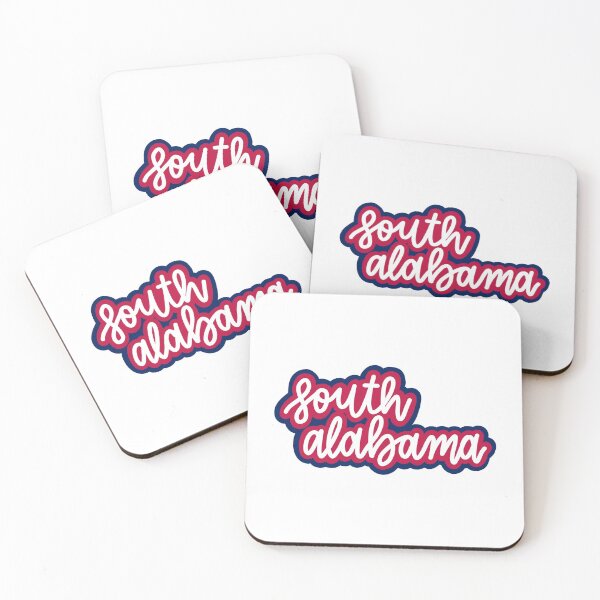 Item preview, South Alabama Stacked Cursive Letters designed and sold by gbreshears.