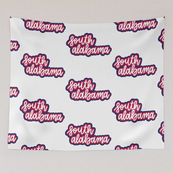 Item preview, South Alabama Stacked Cursive Letters designed and sold by gbreshears.