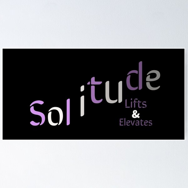 Item preview, Solitude lives and elevates designed and sold by TheBruce77.